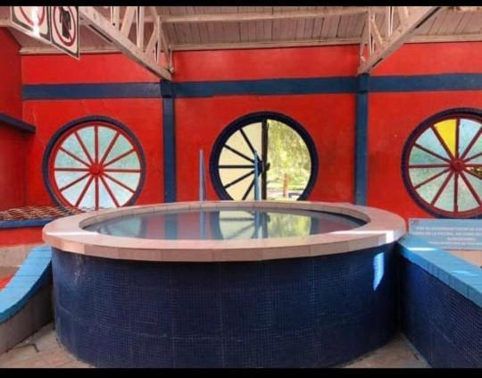 Hotel Y Balneario Ojo Caliente Camargo Esterno foto